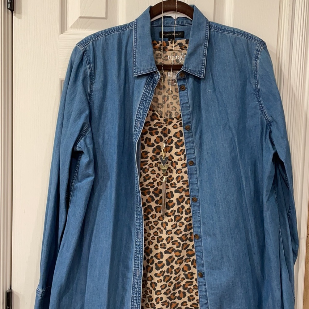 Banana Republic Denim Shirt- XL